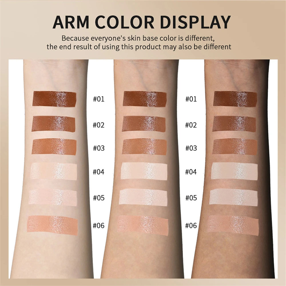 Face Highlighter and Contour Stick Korean Makeup Cosmetics 6colors Matte Highlighter Waterproof Bronzer Face Contouring Stick
