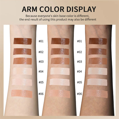 Face Highlighter and Contour Stick Korean Makeup Cosmetics 6colors Matte Highlighter Waterproof Bronzer Face Contouring Stick