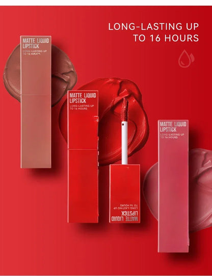 Cheap Matte Ink Liquid Lipstick Non-stick Cup Long Lasting Velvet Nude Lip Gloss Waterproof Lips Tint Waterproof Korean Make Up