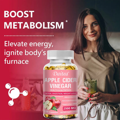 Apple Cider Vitamins, Supports Detoxification and Cleansing, Helps Improve Food Digestion and Absorption, Antioxidant