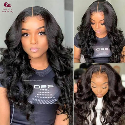 Beautyforever 3D Body Wave Bye Bye Knots Glueless Wig Human Hair Ready to Wear Lace Front Wig 100% Raw Human Hair Wig
