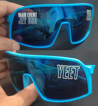 Yeet Red Shades Jey Uso Sunglasses for adult New WWE Shop Main Event Replica