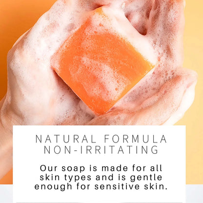 Turmeric Whitening Soap Original Skin Lightening Deep Cleaning Freckle Removal Ginger Handmade Soaps Oil Control Skin Care