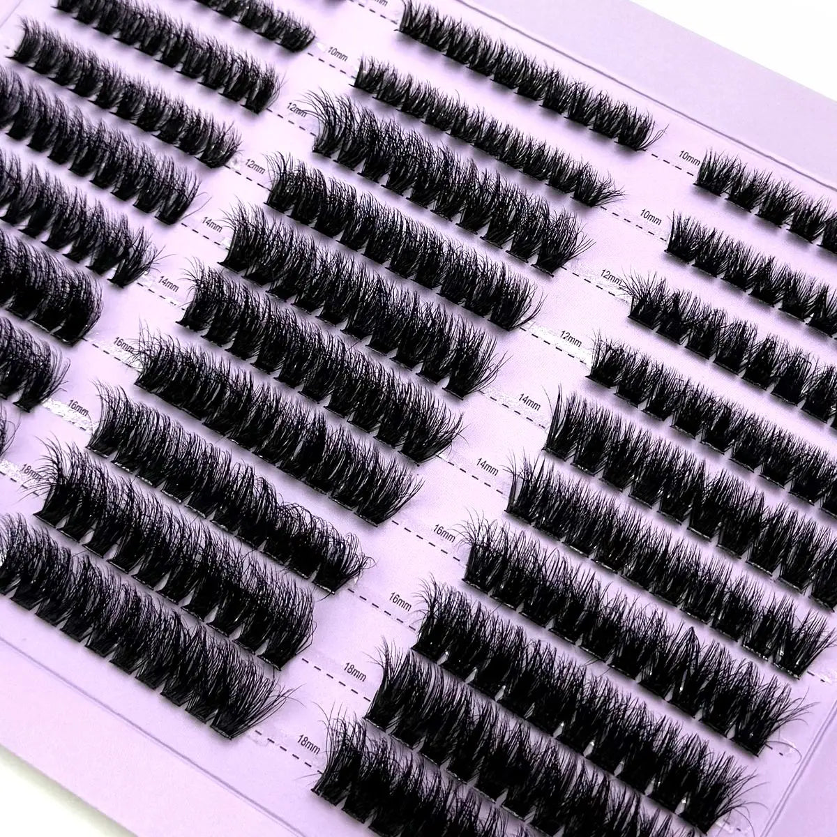 290/300Pcs 5D Fluffy 10-18mm Mix Lashes Cluster 60D-120DThick Eyelash D/DD Curl Individual Lashes DIY Lash Extensions Eyelashes