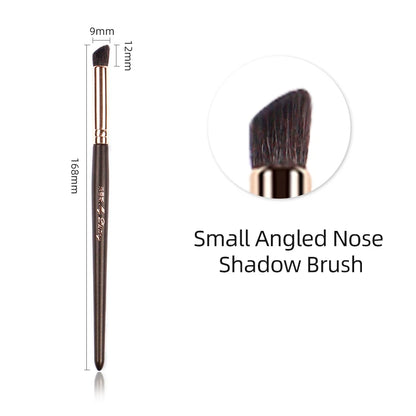 MyDestiny Full Series Professional Animal Hair Eye Makeup Brushes For Eyeshadow, Eyebrows, Eyeliner, Concealer, Lip Brush