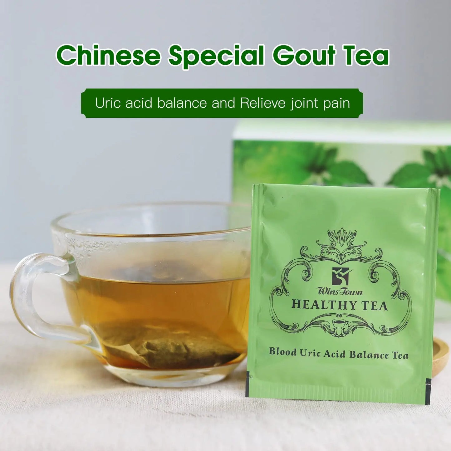 Blood Uric Acid Balance Tea Promote Purine Metabolism Gout Tea 20 Teabags