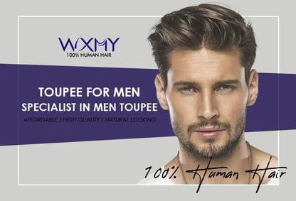 8 Cornrow Braids Full Lace Base Toupee Men's Wig Male Hair Prosthesis Crochet Braids Lace Wigs Human Hair Systems For Black Men