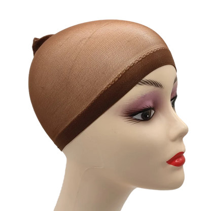 1/6/12bags Ventilated Nylon Mesh Nude Stocking Wig Cap Hairnets Stretchy Close End Super Extra Thin Skin Breathable Wig Cap