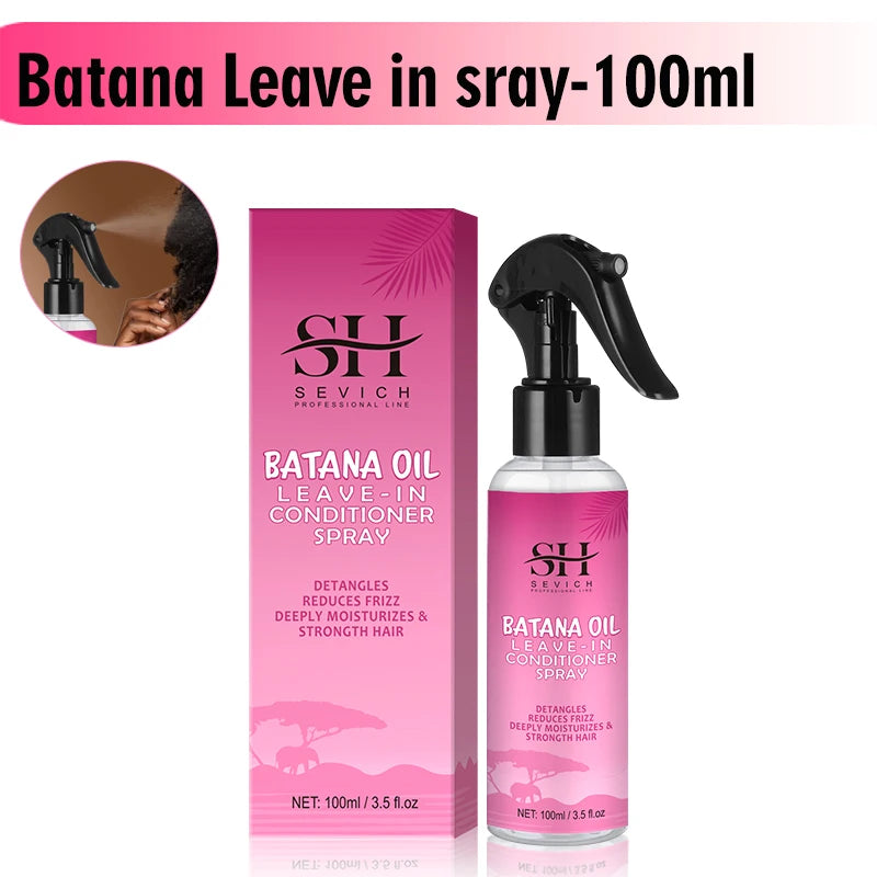 Natural 100% Pure Batana Oil For Hair Growth Butter Hair Mask Traction Alopecia Anti Hair Loss Baldness Treatment For Men Women