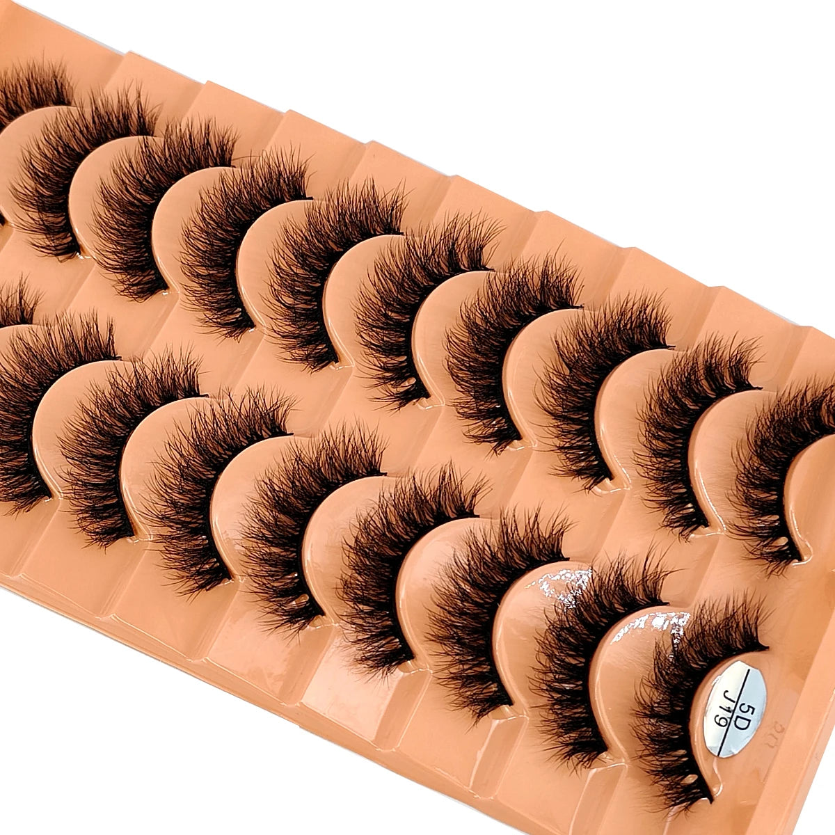 10Pairs 3D Mink Lashes Cilios Fluffy Soft Beauty Natural Short Mink Fake Eyelashes Classic Thick Reusable Makeup False Eyelashes