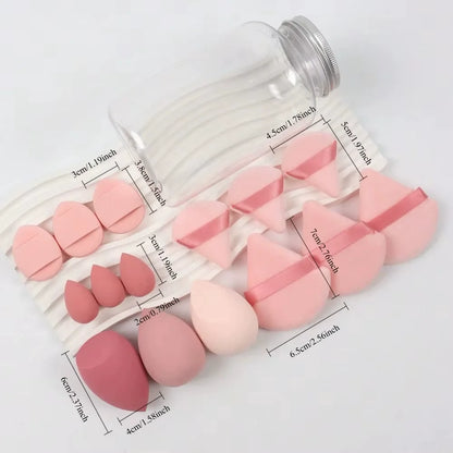 12/15Pcs Makeup Sponge Cosmetic Puff Foundation Sponges Blender Beauty Egg Powder Puffs Women Make Up AccessoriesMakeup Tools