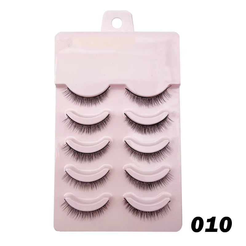 New Manga Lashes Soft Natural Eyelashes Thick False Eyelashes Manga Eyelashes Daily Dating Makeup Eyelashes Lashes Wispy