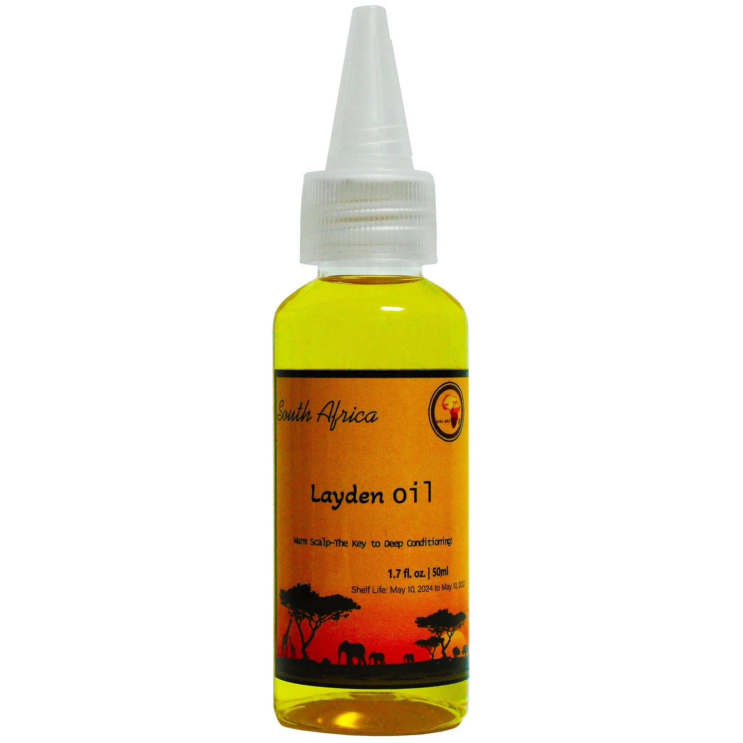 African Traditional Layden Oil for Scalp & Hair Roots Strengthening 1.7 Fl Oz