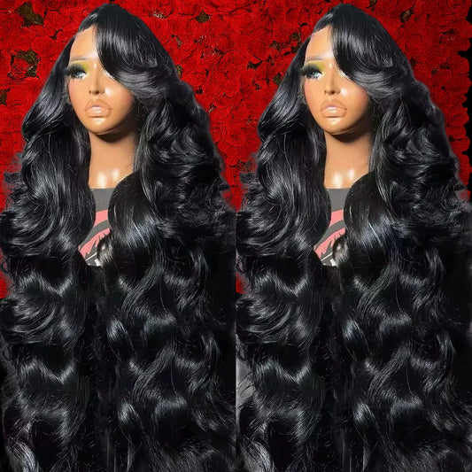 40 44 Inch Hd Body Wave Lace Front Wig Pre Plucked 13x4 13x6 Loose Wave Lace Frontal Wig 100% Human Hair Wigs On Clearance Sale