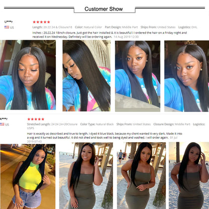 12A Grade 100% Human Hair Bundles 30 inch Straight Bundles Brazilian Raw Hair Weave 100 g/pc Natural Black Human Hair Extensions