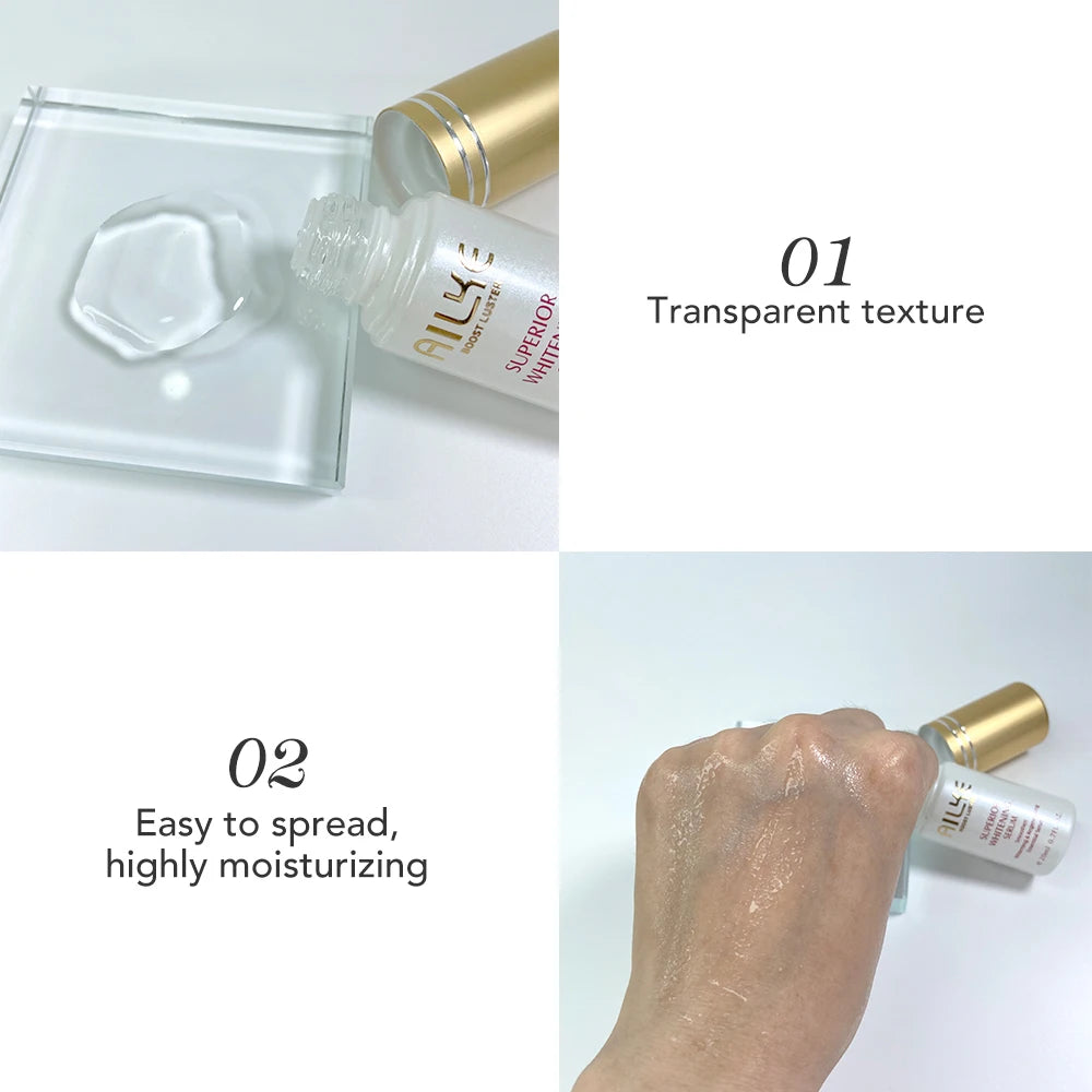 AILKE Super Lightening Face Serum, Moisturizes, Hydration, Removes Hyperpigmentation, Clean Skin With Vitamin C, Fast Results