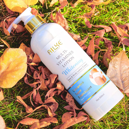 AILKE Natural Multi-Vitamin Lightening Skin Care Kit, Moisturizes, Even Toning, Remove Blemishes, Clean & Soothing Skin