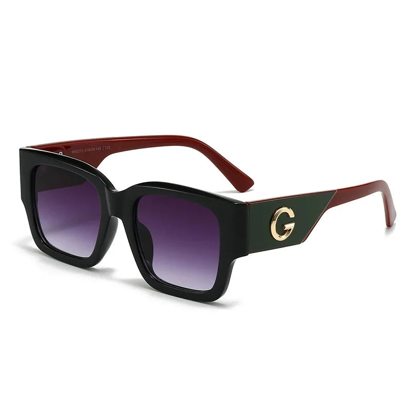 Cute G Brand Women Sunglasses Luxury Men Designer Glasses Square Stylish Unisex Fashion Eyewear UV400
