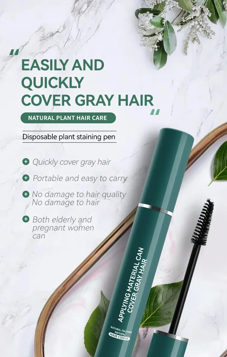 Hair Dying Stick Long Lasting Fast Staining Washable High Saturation Cover White Hair Non-toxic Not Greasy Disposable Hair Dye
