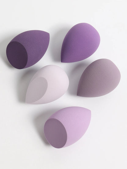 5 Bags of Beauty Eggs Makeup Sponge (Beauty Egg), Foundation Make-Up Mixed Beauty Sponge, Flawless Liquid, Cream and Powder, Mu