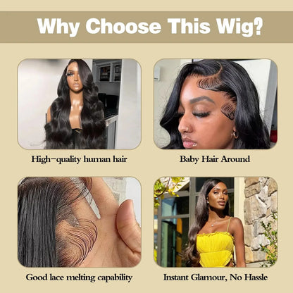 1B/27 Body Wave 13x4 Lace Frontal Highlight Wig Human Hair Brazilian 200 Density 30 Inch Ombre Blonde Colored Human Hair Wigs