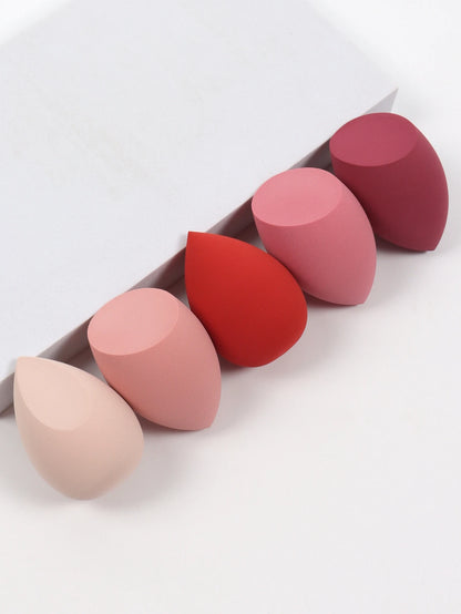 5 Bags of Beauty Eggs Makeup Sponge (Beauty Egg), Foundation Make-Up Mixed Beauty Sponge, Flawless Liquid, Cream and Powder, Mu