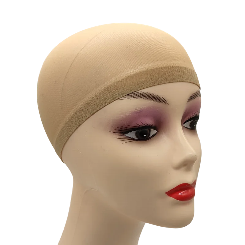 1/6/12bags Ventilated Nylon Mesh Nude Stocking Wig Cap Hairnets Stretchy Close End Super Extra Thin Skin Breathable Wig Cap