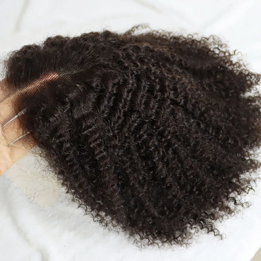 Beautiful Quality Kinky Curly Human Hair Bob Style Wig Short Curly Lace Frontal Closure Brazilian Hair Wig Real Human Hair