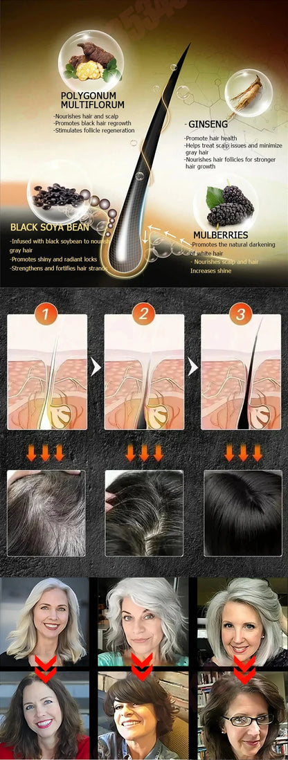 Eғғᴇᴄᴛɪᴠᴇʟʏ ʀᴇᴘᴀɪʀ ɢʀᴀʏ ʜᴀɪʀ ᴀɴᴅ ʀᴇsᴛᴏʀᴇ ᴏʀɪɢɪɴᴀʟ ʜᴀɪʀ ᴄᴏʟᴏʀ