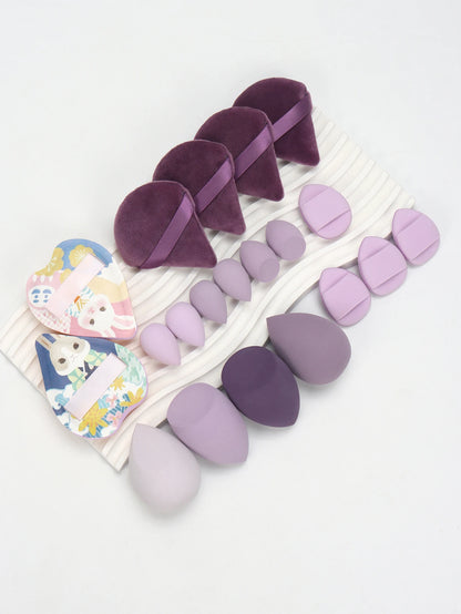 20 Pcs Pink Makeup Sponge and Makeup Puff Set Suitable for Face Cream and Powder Concealer Powder Makeup Machine