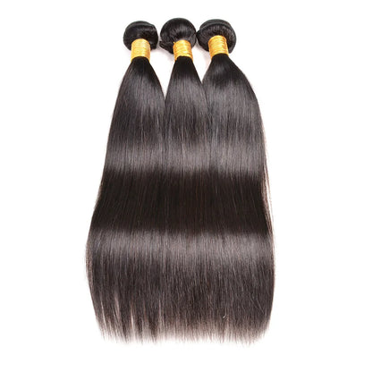 12A Grade 100% Human Hair Bundles 30 inch Straight Bundles Brazilian Raw Hair Weave 100 g/pc Natural Black Human Hair Extensions