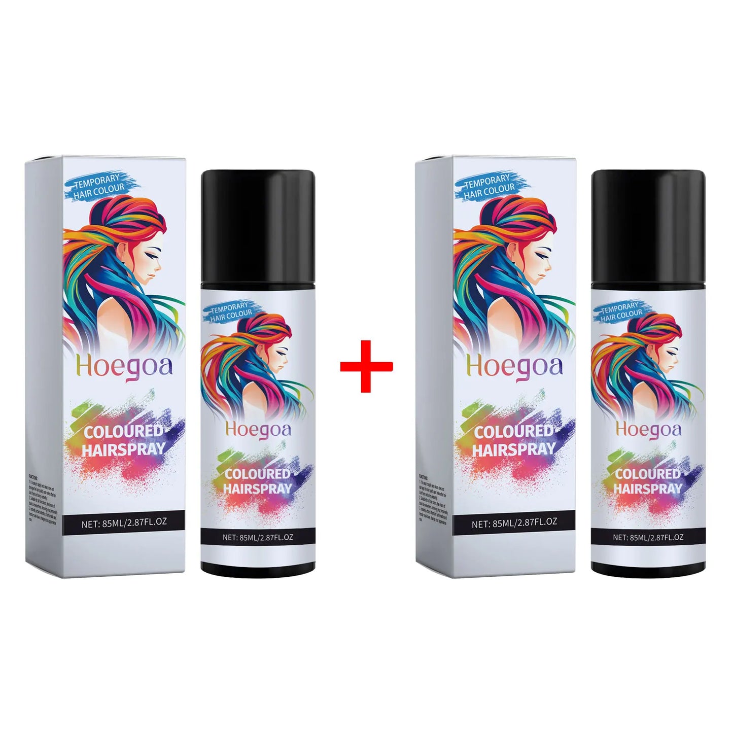 Temporary Hair Dye Fast Remove White Hair Promote Black Hair Coloring Products Anti Rough Frizziness Disposable Hair Color Spray