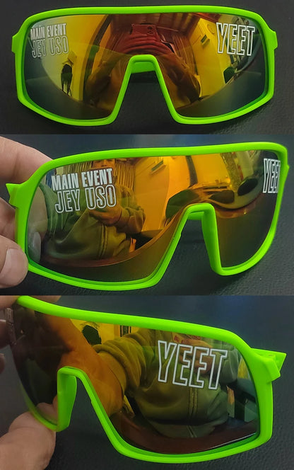 Yeet Red Shades Jey Uso Sunglasses for adult New WWE Shop Main Event Replica